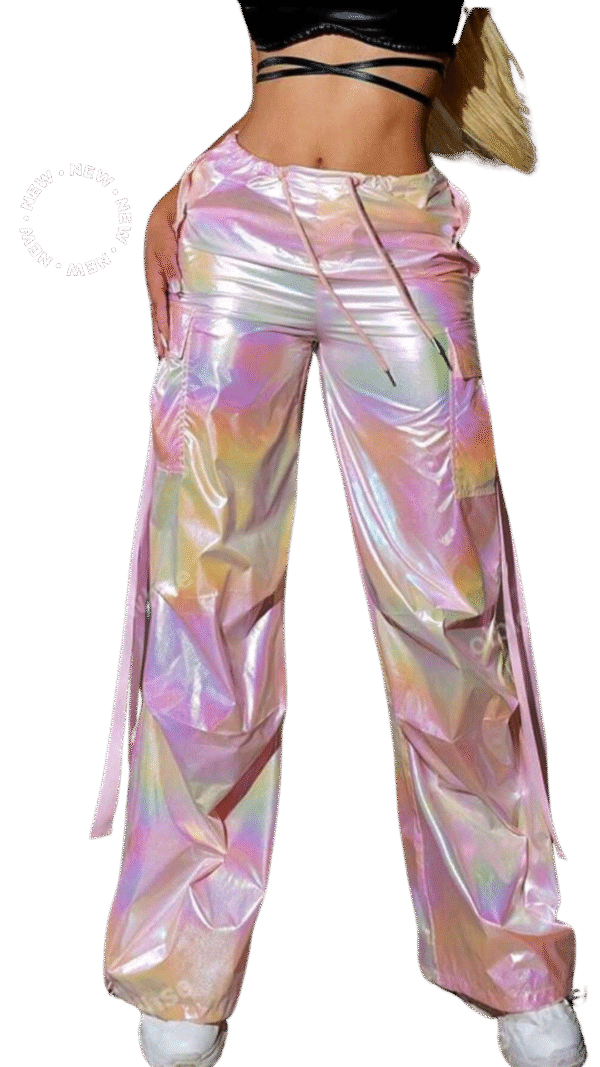 PANTALON DE CARGO / HOLOGRAFICO FETIVAL/ MEDIUM
