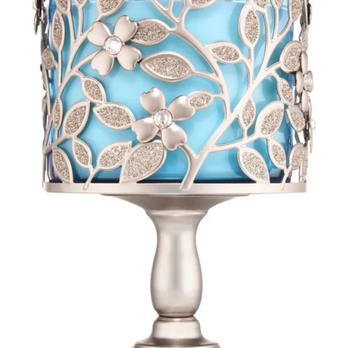 Dogwood Pedestal  3-Wick Candle Holder