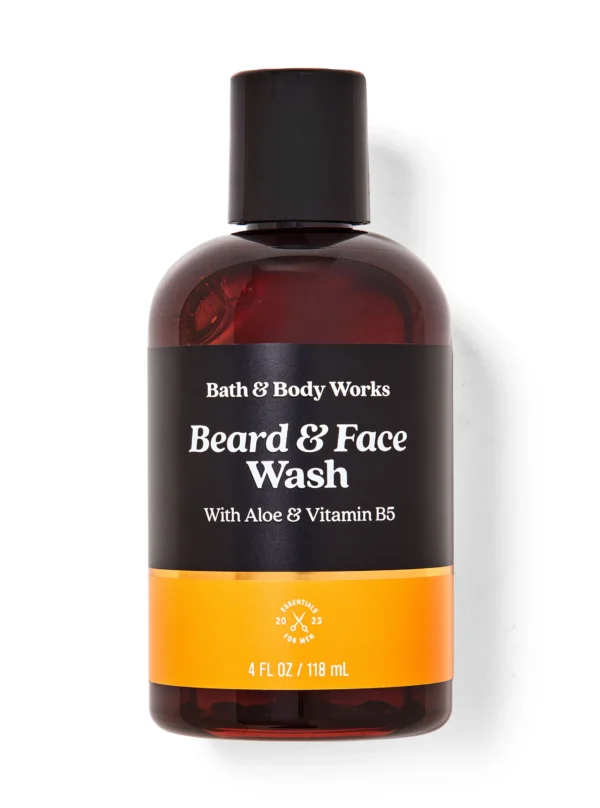 Mens Beard & Face Wash  Aloe & Vitamin B5