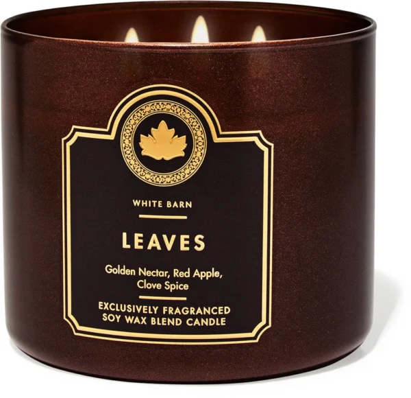 Leaves  3-Wick Candle