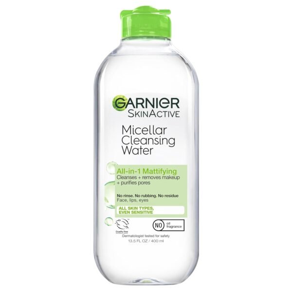 Garnier Agua micellar de limpieza para el rostro, 13.5 ONZ