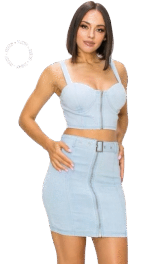 Conjunto dos Piezas Jeans | Large