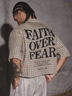 CAMISETA CUELLO RECTO, silueta cuadrada