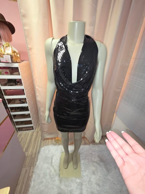 VESTIDO NEGRO FIESTA  L